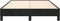 vidaXL - Bedframe - zonder - matras - 120x200 - cm - fluweel - zwart