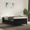 vidaXL - Bedframe - zonder - matras - 120x200 - cm - fluweel - zwart