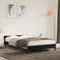 vidaXL - Bedframe - zonder - matras - 120x200 - cm - fluweel - zwart