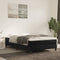 vidaXL - Bedframe - zonder - matras - 120x200 - cm - fluweel - zwart