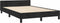 vidaXL - Bedframe - zonder - matras - 120x200 - cm - fluweel - zwart