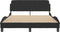 vidaXL - Bedframe - zonder - matras - 120x200 - cm - fluweel - zwart
