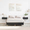 vidaXL - Bedframe - zonder - matras - 120x200 - cm - spaanplaat - zwart