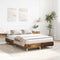 vidaXL - Bedframe - zonder - matras - 120x200 - cm - spaanplaat - bewerkt - hout