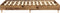 vidaXL - Bedframe - zonder - matras - 120x200 - cm - spaanplaat - bewerkt - hout