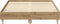 vidaXL - Bedframe - zonder - matras - 120x200 - cm - spaanplaat - artisanaal - eiken