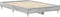 vidaXL - Bedframe - zonder - matras - 120x200 - cm - spaanplaat - grijs - sonoma