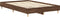 vidaXL - Bedframe - zonder - matras - 120x200 - cm - spaanplaat - bruin - eikenkleurig