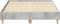 vidaXL - Bedframe - zonder - matras - 120x200 - cm - spaanplaat - beton - grijs