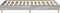 vidaXL - Bedframe - zonder - matras - 120x200 - cm - spaanplaat - grijs - sonoma