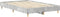 vidaXL - Bedframe - zonder - matras - 120x200 - cm - spaanplaat - beton - grijs