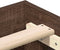 vidaXL - Bedframe - zonder - matras - 120x200 - cm - spaanplaat - bruin - eikenkleurig