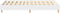 vidaXL - Bedframe - zonder - matras - 120x200 - cm - spaanplaat - wit