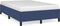 vidaXL - Bedframe - zonder - matras - 120x200 - cm - stof - blauw