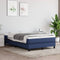 vidaXL - Bedframe - zonder - matras - 120x200 - cm - stof - blauw