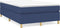 vidaXL - Bedframe - zonder - matras - 120x200 - cm - stof - blauw