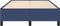 vidaXL - Bedframe - zonder - matras - 120x200 - cm - stof - blauw