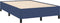 vidaXL - Bedframe - zonder - matras - 120x200 - cm - stof - blauw
