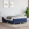 vidaXL - Bedframe - zonder - matras - 120x200 - cm - stof - blauw