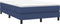 vidaXL - Bedframe - zonder - matras - 120x200 - cm - stof - blauw