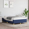vidaXL - Bedframe - zonder - matras - 120x200 - cm - stof - blauw