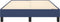 vidaXL - Bedframe - zonder - matras - 120x200 - cm - stof - blauw