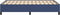 vidaXL - Bedframe - zonder - matras - 120x200 - cm - stof - blauw