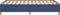 vidaXL - Bedframe - zonder - matras - 120x200 - cm - stof - blauw