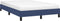 vidaXL - Bedframe - zonder - matras - 120x200 - cm - stof - blauw