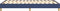 vidaXL - Bedframe - zonder - matras - 120x200 - cm - stof - blauw