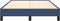 vidaXL - Bedframe - zonder - matras - 120x200 - cm - stof - blauw