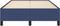 vidaXL - Bedframe - zonder - matras - 120x200 - cm - stof - blauw