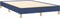 vidaXL - Bedframe - zonder - matras - 120x200 - cm - stof - blauw