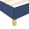 vidaXL - Bedframe - zonder - matras - 120x200 - cm - stof - blauw