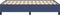 vidaXL - Bedframe - zonder - matras - 120x200 - cm - stof - blauw