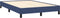 vidaXL - Bedframe - zonder - matras - 120x200 - cm - stof - blauw