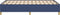 vidaXL - Bedframe - zonder - matras - 120x200 - cm - stof - blauw