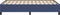 vidaXL - Bedframe - zonder - matras - 120x200 - cm - stof - blauw