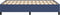 vidaXL - Bedframe - zonder - matras - 120x200 - cm - stof - blauw