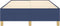 vidaXL - Bedframe - zonder - matras - 120x200 - cm - stof - blauw