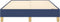vidaXL - Bedframe - zonder - matras - 120x200 - cm - stof - blauw