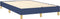 vidaXL - Bedframe - zonder - matras - 120x200 - cm - stof - blauw