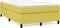 vidaXL - Bedframe - zonder - matras - 120x200 - cm - stof - groen