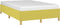 vidaXL - Bedframe - zonder - matras - 120x200 - cm - stof - groen