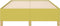vidaXL - Bedframe - zonder - matras - 120x200 - cm - stof - groen