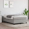 vidaXL - Bedframe - zonder - matras - 120x200 - cm - stof - lichtgrijs