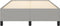 vidaXL - Bedframe - zonder - matras - 120x200 - cm - stof - lichtgrijs