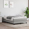 vidaXL - Bedframe - zonder - matras - 120x200 - cm - stof - lichtgrijs