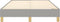 vidaXL - Bedframe - zonder - matras - 120x200 - cm - stof - lichtgrijs