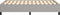 vidaXL - Bedframe - zonder - matras - 120x200 - cm - stof - lichtgrijs